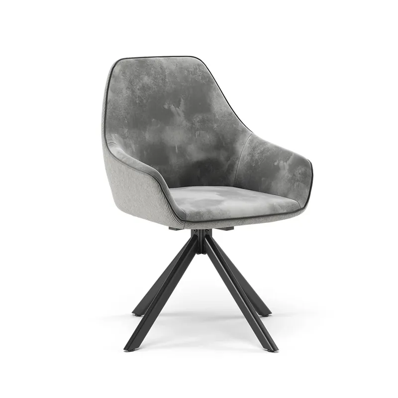 Lounge chair Eleganza Světle šedá 60 x 89 cm Vicco Vrácení Zdarma