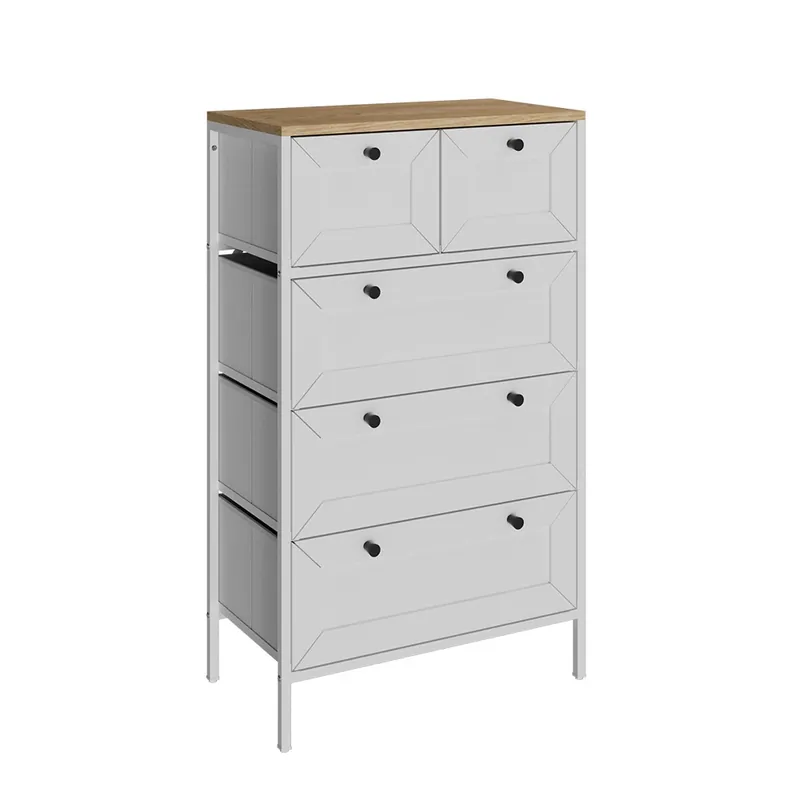 Komoda Belaro Bílá 56 x 95 cm s 5 zásuvkami Vicco Objednat Nyní