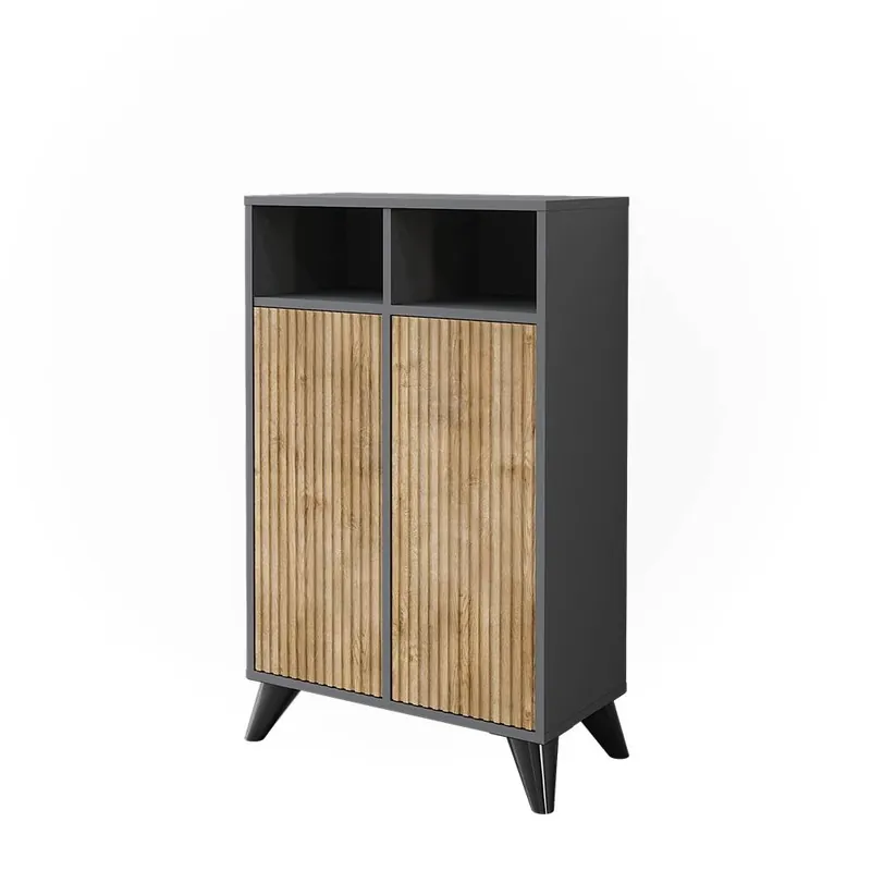 Midi skříňka Leano Antracit/horský dub 60 x 97 cm se 2 dveřmi Vicco Ihned K Objednání