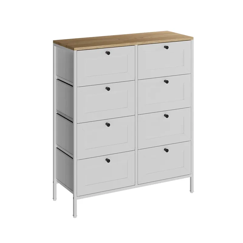 Objednat Nyní Komoda Belaro Bílá 80 x 95 cm s 8 zásuvkami Vicco