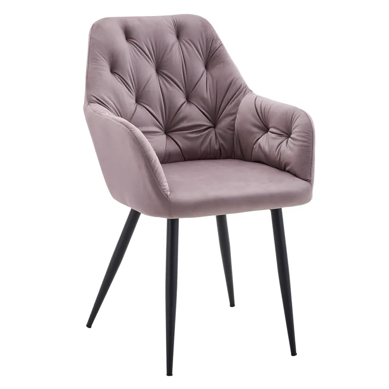Designové křeslo, růžová Velvet látka, VERIO NEW Časově Omezené
