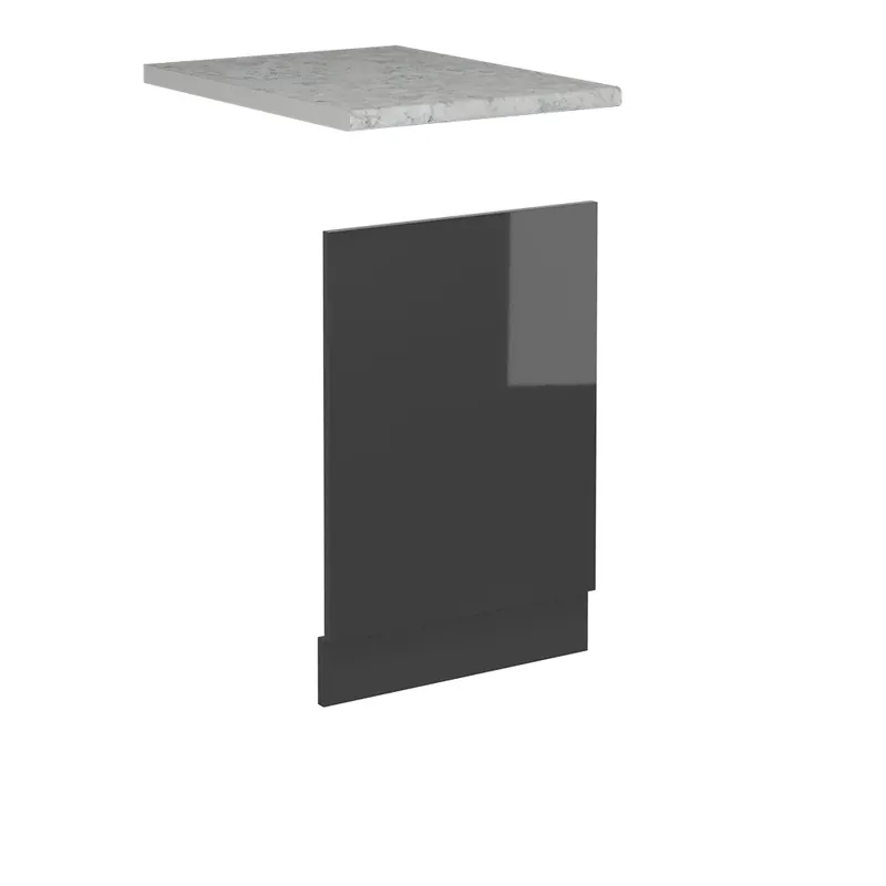 Objednat Nyní Přední panel R-Line Antracitový vysoký lesk 45 cm , PD Mramor Vicco
