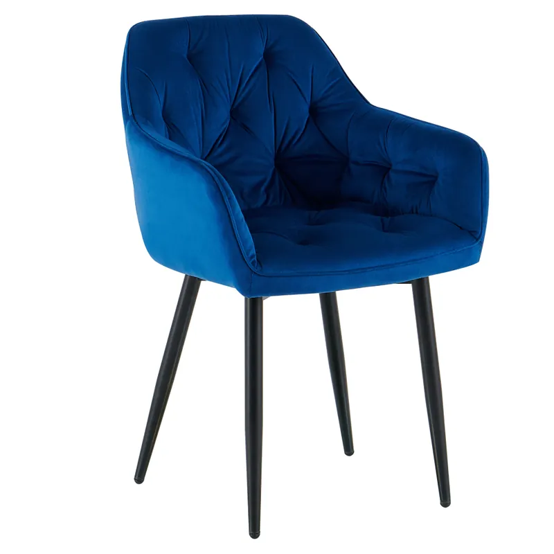 Designové křeslo, modrá Velvet látka, FEDRIS 2 NEW Tovární Cena