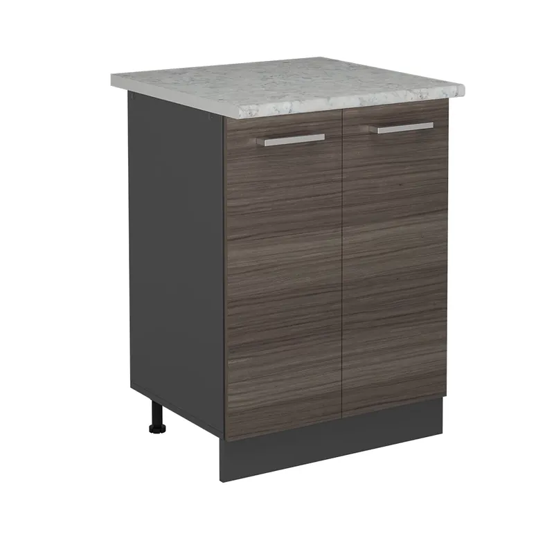 Spodní skříňka kuchyňské linky R-Line Ušlechtilá šedá 60 cm PD Mramor Vicco Expresní Doručení