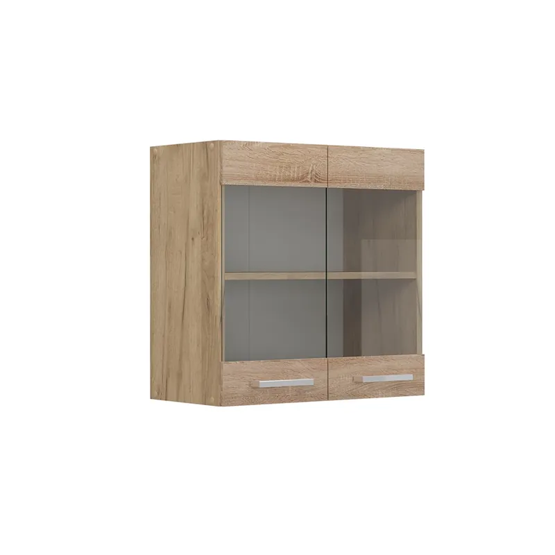 Levný Skleněná kuchyňská skříňka R-Line Sonoma 60 cm Vicco