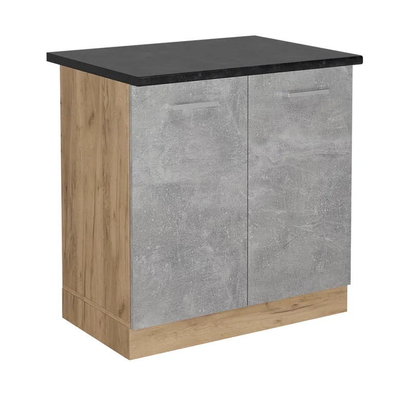 Novinka Skříňka pod dřez R-Line Beton 80 cm , PD Antracit Vicco