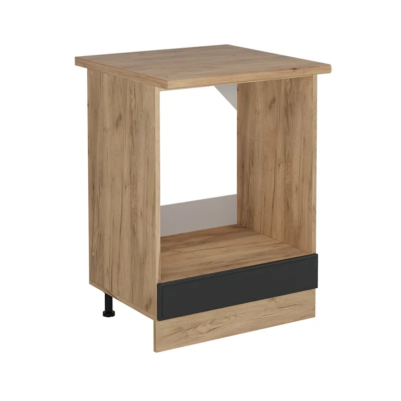 Tovární Cena Skříňka na vestavěnou troubu R-Line Antracitový venkovský dům 60 cm , PD Dub Vicco