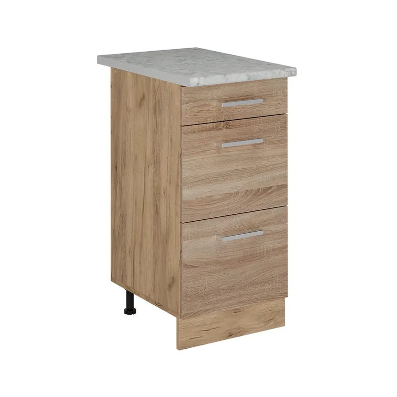 Spodní skříňka kuchyňské linky R-Line Sonoma 40 cm se zásuvkami, AP mramor Vicco Omezená Nabídka