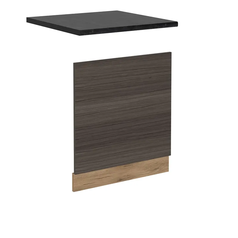 Cenově Výhodný Přední panel R-Line Ušlechtilá šedá 60 cm , PD Antracit Vicco