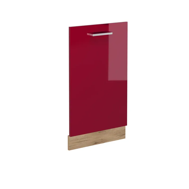 Přední panel R-Line Červená vysoký lesk 45 cm bez pracovní desky Vicco Oblíbený