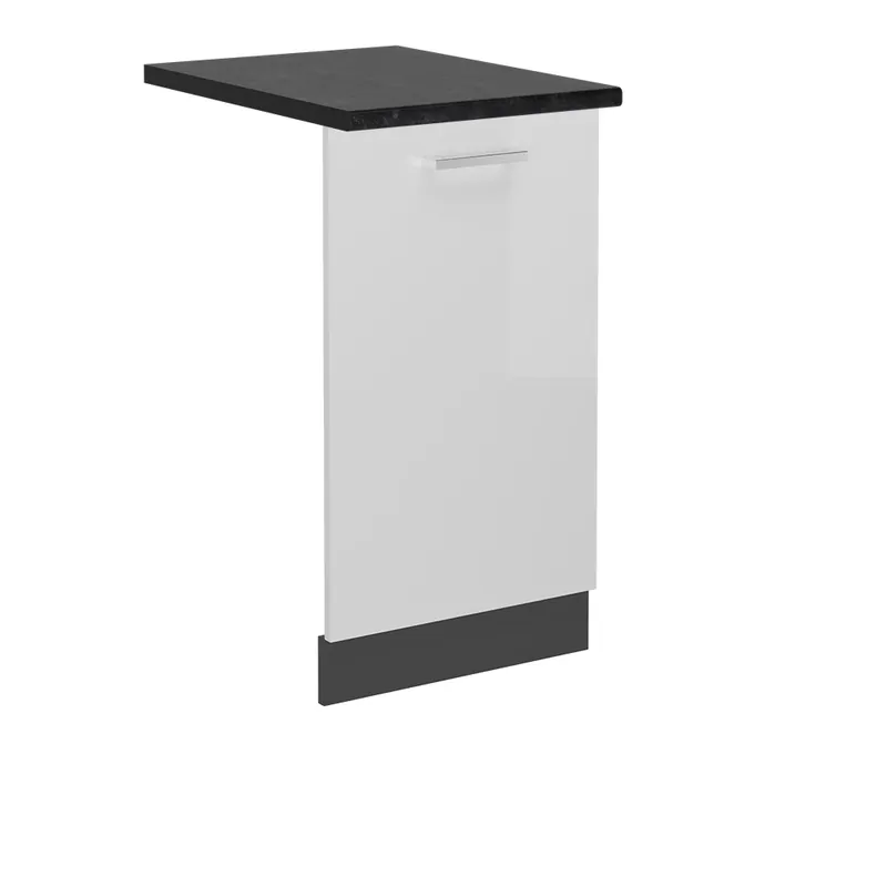 Přední panel R-Line Bílá vysoký lesk 45 cm , PD Antracit Vicco Časově Omezené