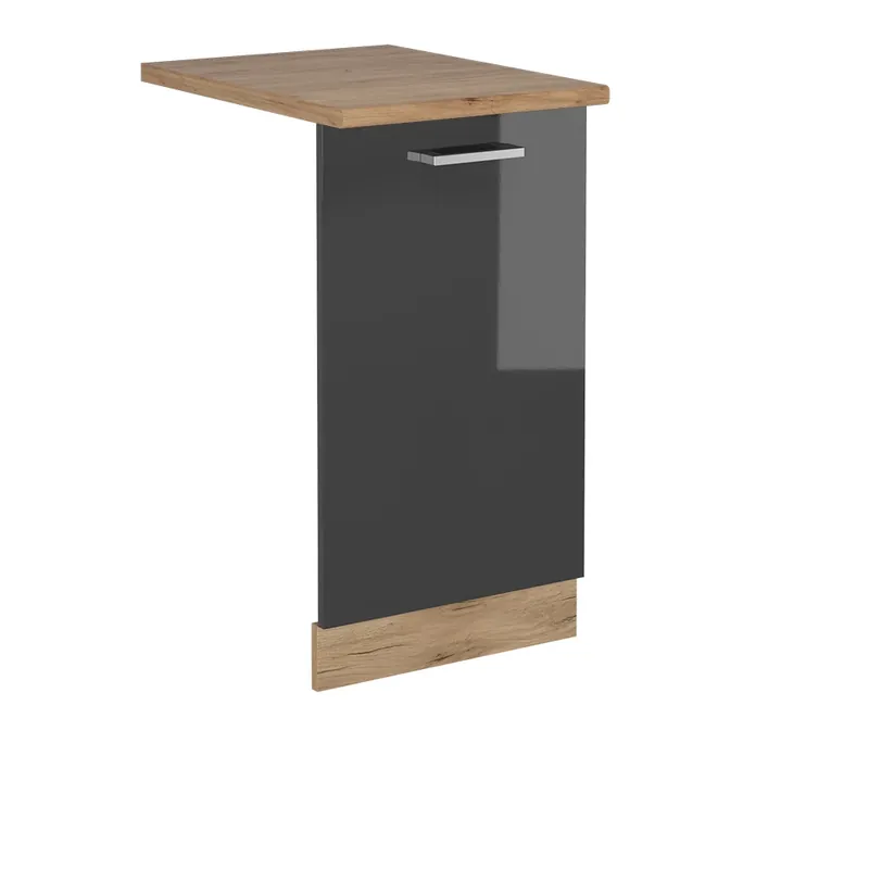 Čelní panel myčky R-Line Antracitový vysoký lesk 45 cm , PD Dub Vicco Koupit Online