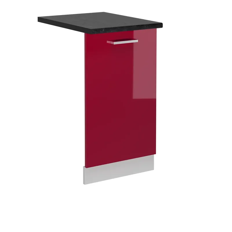 Ihned K Objednání Čelní panel myčky R-Line Červená vysoký lesk 45 cm , PD Antracit Vicco