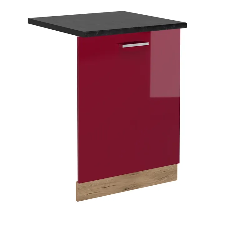 Čelní panel myčky R-Line Červená vysoký lesk 60 cm , PD Antracit Vicco Cenová Bomba