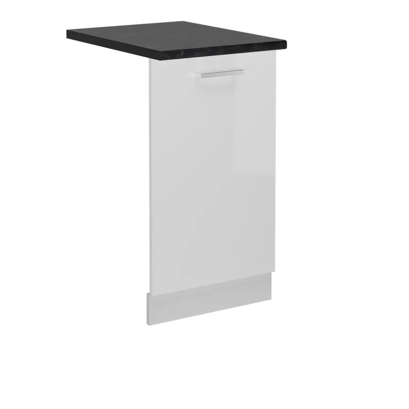 Doprava Zdarma Přední panel R-Line Bílá vysoký lesk 45 cm , PD Antracit Vicco