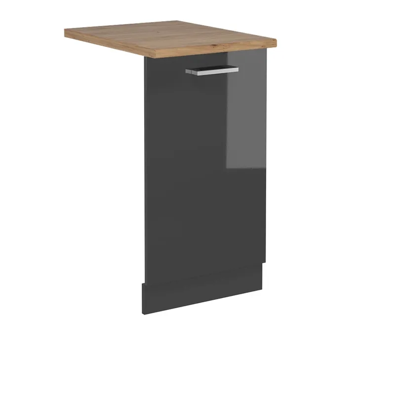 Aktuální Čelní panel myčky R-Line Antracitový vysoký lesk 45 cm , PD Dub Vicco
