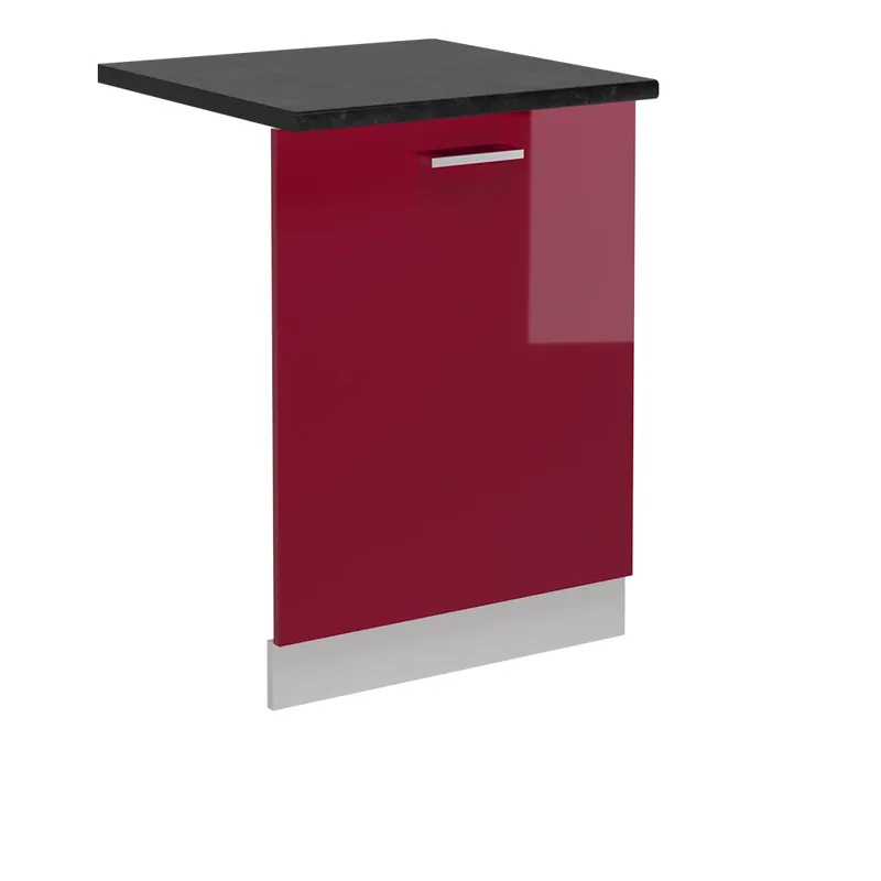 Čelní panel myčky R-Line Červená vysoký lesk 60 cm , PD Antracit Vicco Koupit Online