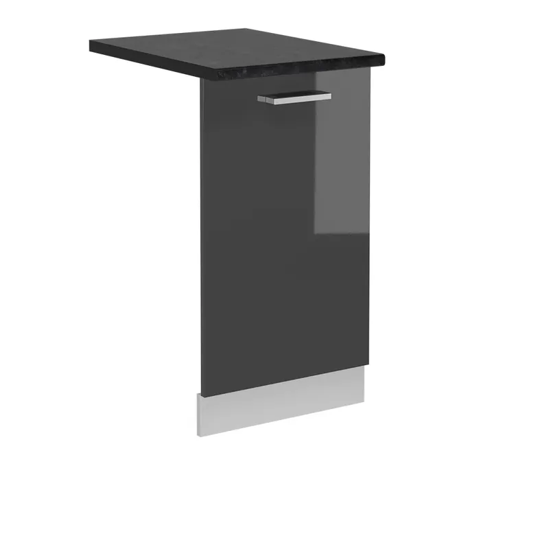 Čelní panel myčky R-Line Antracitový vysoký lesk 45 cm , PD Antracit Vicco Originální