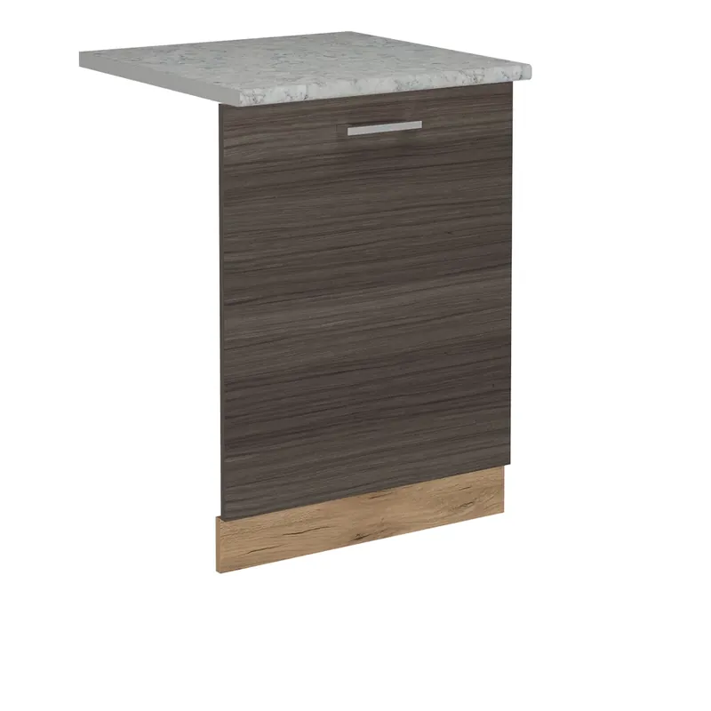 Oblíbený Čelní panel myčky R-Line Ušlechtilá šedá 60 cm s pracovní deskou Vicco