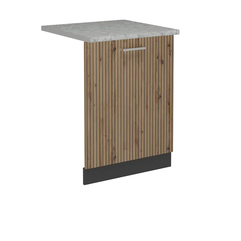 Čelní panel myčky R-Line Řemeslný dub 60 cm s pracovní deskou Vicco Značkový