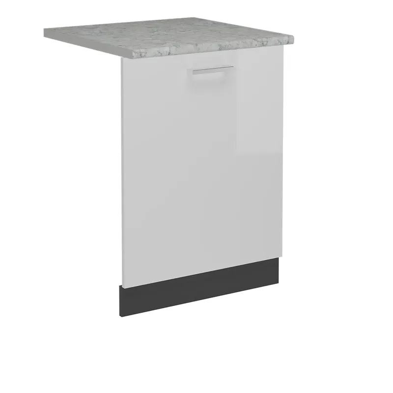 Přední panel R-Line Bílá vysoký lesk 60 cm s pracovní deskou Vicco Horká Nabídka