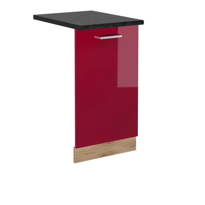 Čelní panel myčky R-Line Červená vysoký lesk 45 cm , PD Antracit Vicco Časově Omezené
