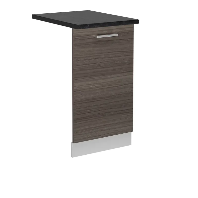 Dokud Zásoby Vydrží Čelní panel myčky R-Line Ušlechtilá šedá 45 cm , PD Antracit Vicco