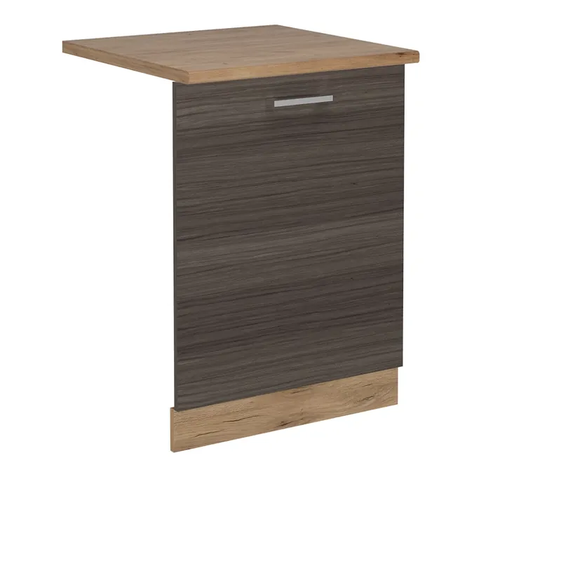Čelní panel myčky R-Line Ušlechtilá šedá 60 cm , PD Dub Vicco Nová Kolekce