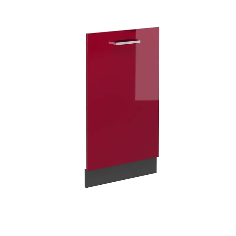 Nová Kolekce Přední panel R-Line Červená vysoký lesk 45 cm bez pracovní desky Vicco