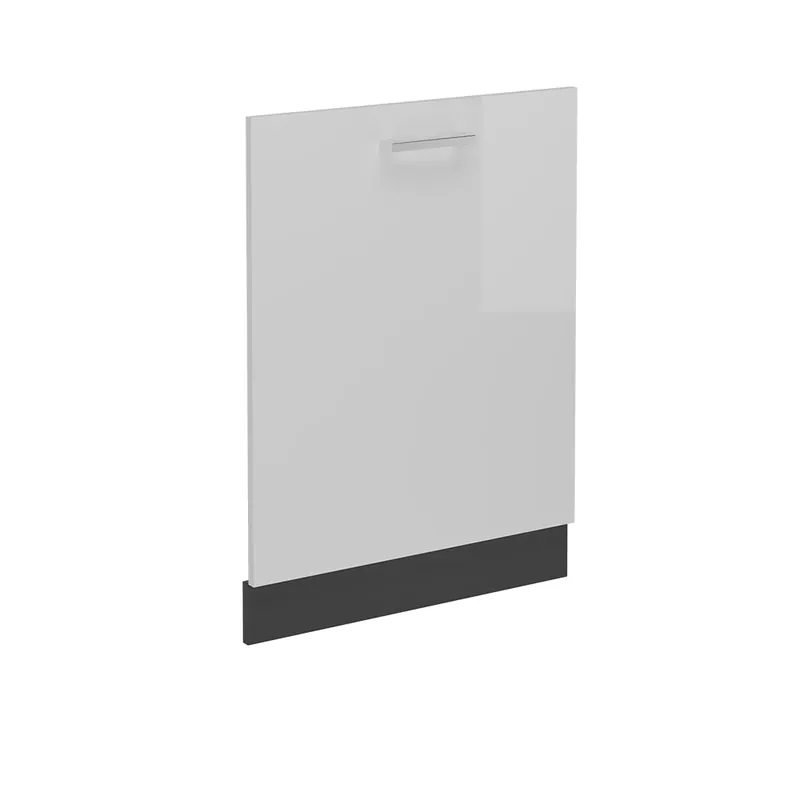 Cenový Hit Čelní panel myčky R-Line Bílá vysoký lesk 60 cm bez pracovní desky Vicco