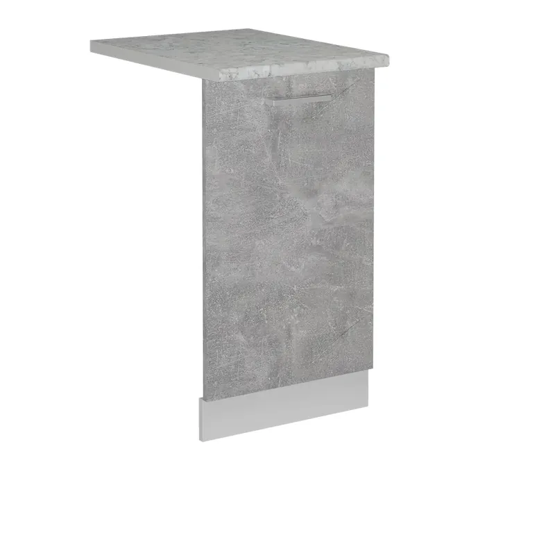 Cenově Výhodný Přední panel R-Line Beton 45 cm s pracovní deskou Vicco