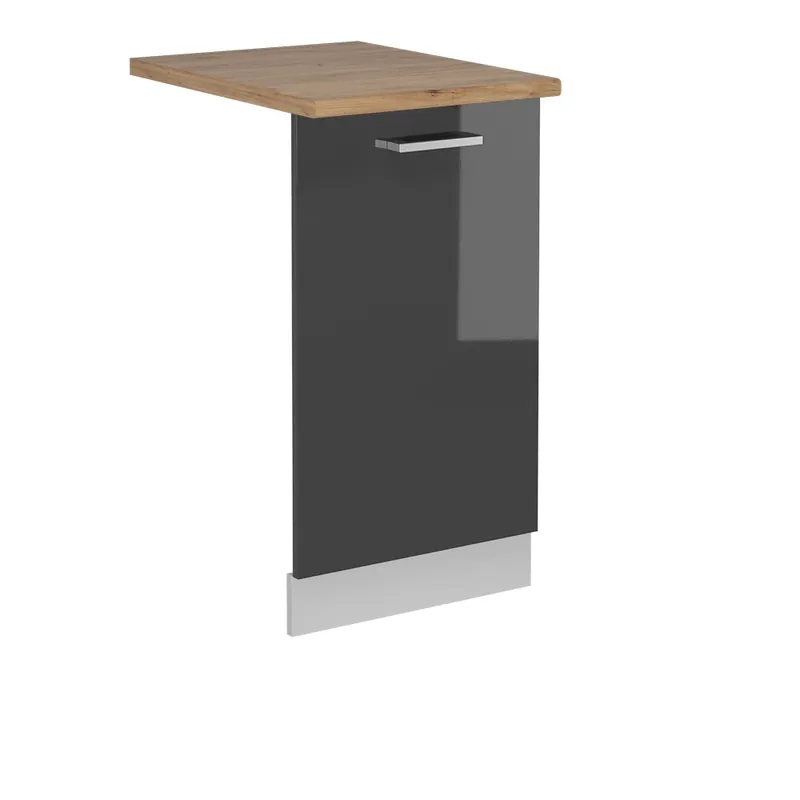 Čelní panel myčky R-Line Antracitový vysoký lesk 45 cm , PD Dub Vicco Víkendová Akce