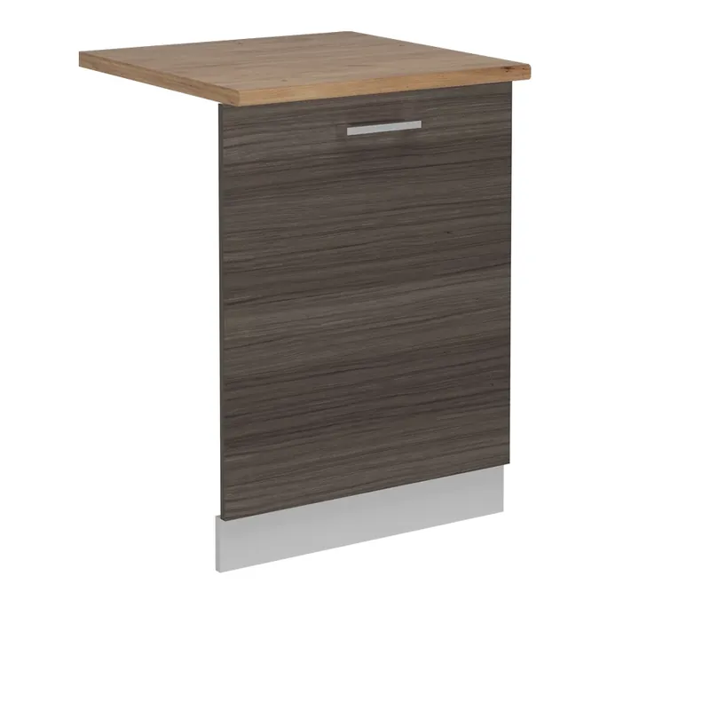 Čelní panel myčky R-Line Ušlechtilá šedá 60 cm , PD Dub Vicco Akce