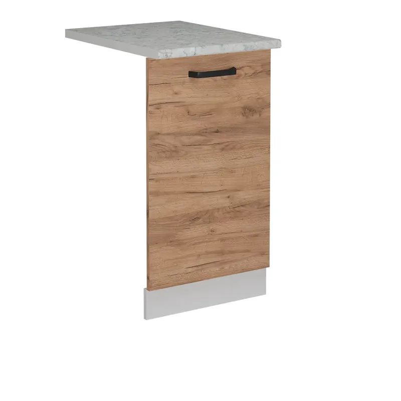 Ihned K Objednání Čelní panel myčky R-Line Zlatý mocný dub 45 cm s pracovní deskou Vicco