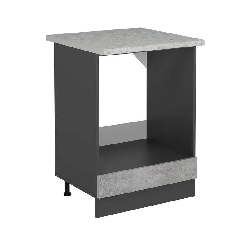 Skříňka na vestavěnou troubu R-Line Beton 60 cm PD Mramor Vicco Must-Have