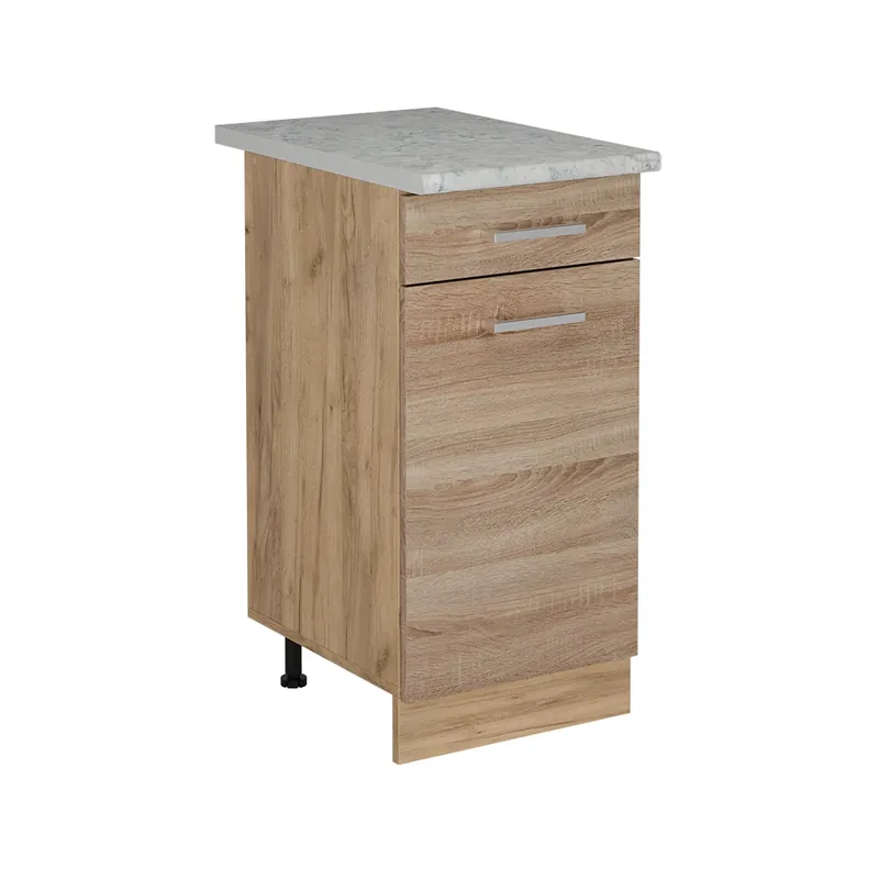 Vrácení Zdarma Spodní skříňka kuchyňské linky R-Line Sonoma 40 cm PD Mramor Vicco