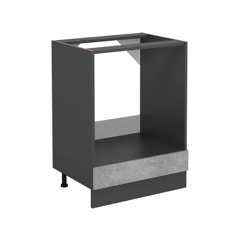 Objednat Nyní Skříňka na vestavěnou troubu R-Line Beton 60 cm bez pracovní desky Vicco
