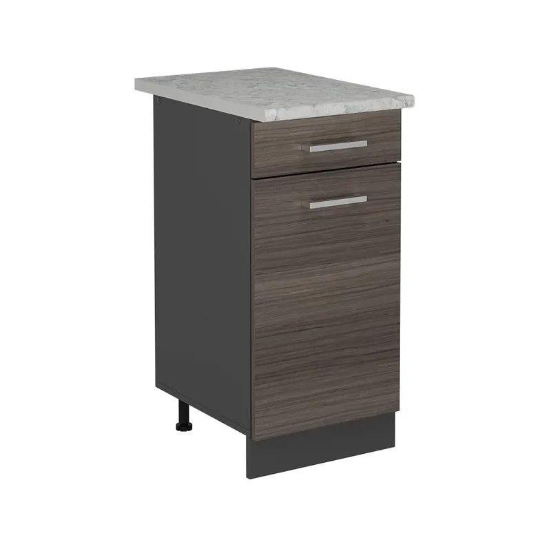 Koupit Online Spodní skříňka kuchyňské linky R-Line Ušlechtilá šedá 40 cm PD Mramor Vicco