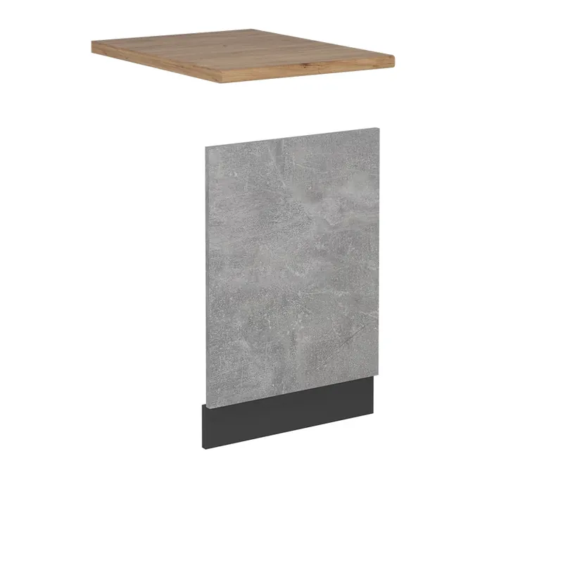 Přední panel R-Line Beton 45 cm , PD Dub Vicco Nová Kolekce