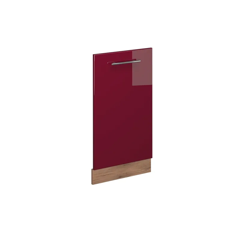 Čelní panel myčky Fame-Line Bordó červená vysoký lesk 45 cm bez pracovní desky Vicco Výprodej