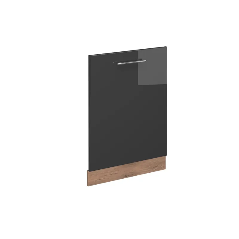 Autentický Čelní panel myčky Fame-Line Antracitový vysoký lesk 60 cm bez pracovní desky Vicco