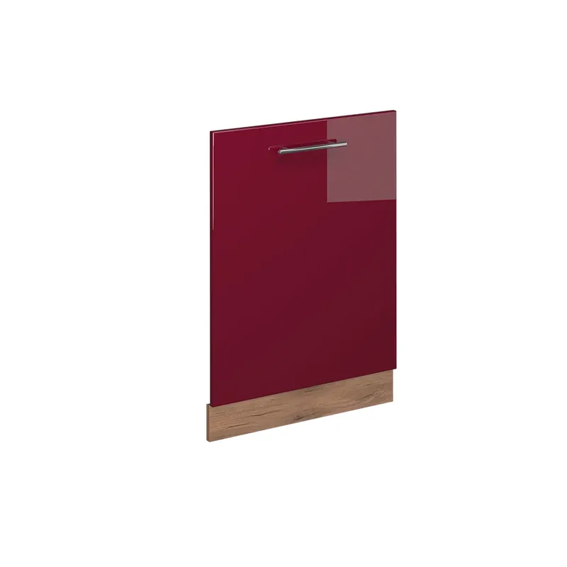 Cenová Bomba Čelní panel myčky Fame-Line Bordó červená vysoký lesk 60 cm bez pracovní desky Vicco