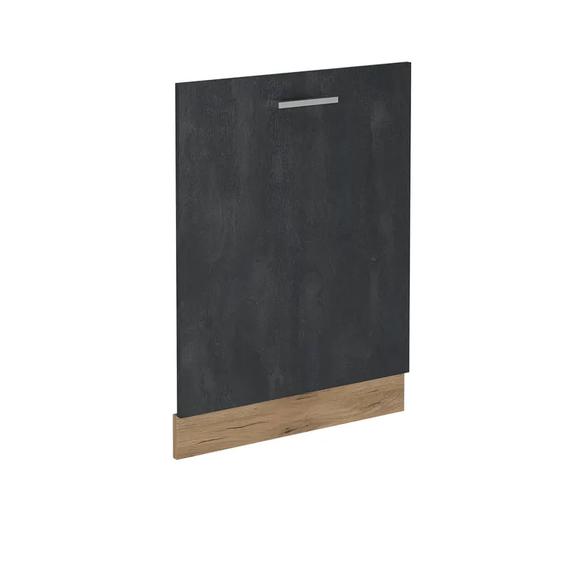 Sleva Čelní panel myčky R-Line Černý beton 60 cm bez pracovní desky Vicco