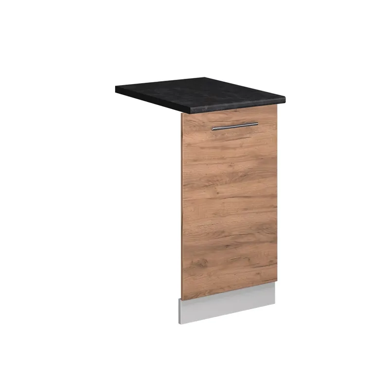 Vysoce Kvalitní Čelní panel myčky Fame-Line Zlatý mocný dub 45 cm , PD Antracit Vicco