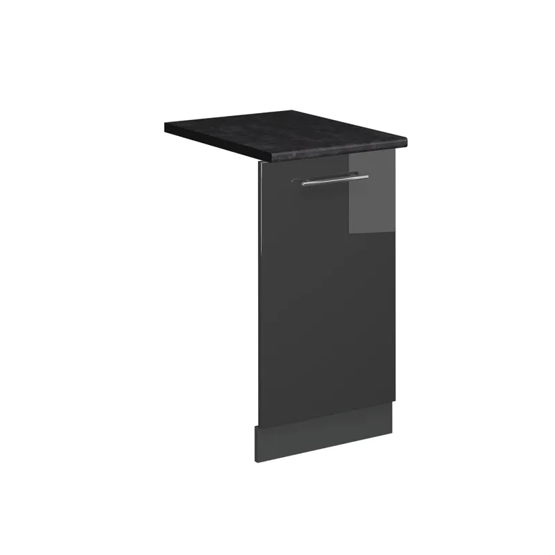 Čelní panel myčky Fame-Line Antracitový vysoký lesk 45 cm , PD Antracit Vicco Originální
