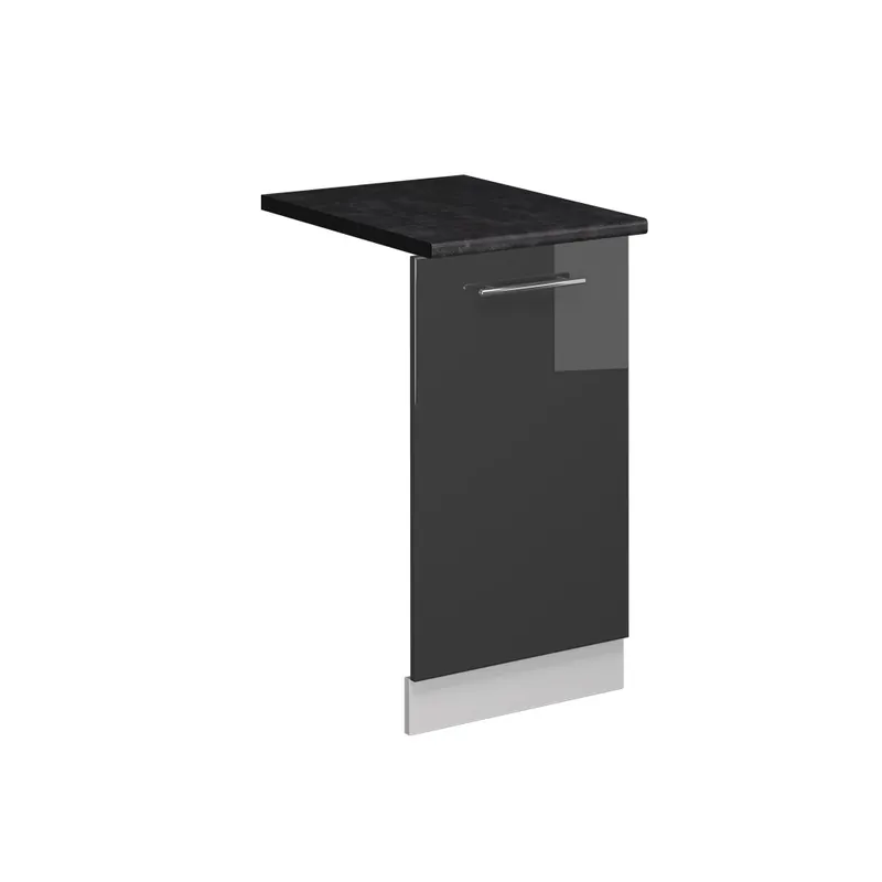 Odeslání Ihned Čelní panel myčky Fame-Line Antracitový vysoký lesk 45 cm , PD Antracit Vicco