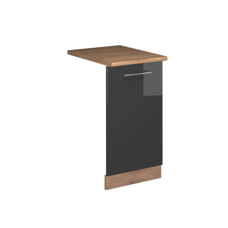 Čelní panel myčky Fame-Line Antracitový vysoký lesk 45 cm , PD Dub Vicco Cenová Bomba