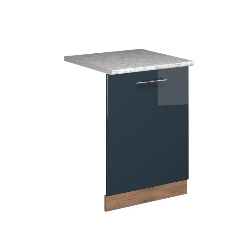 Jen Po Omezenou Doba Čelní panel myčky Fame-Line Tmavě modrá s vysokým leskem 60 cm s pracovní deskou Vicco