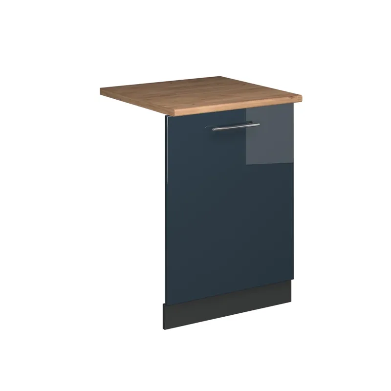 Nejprodávanější Čelní panel myčky Fame-Line Tmavě modrá s vysokým leskem 60 cm , PD Dub Vicco