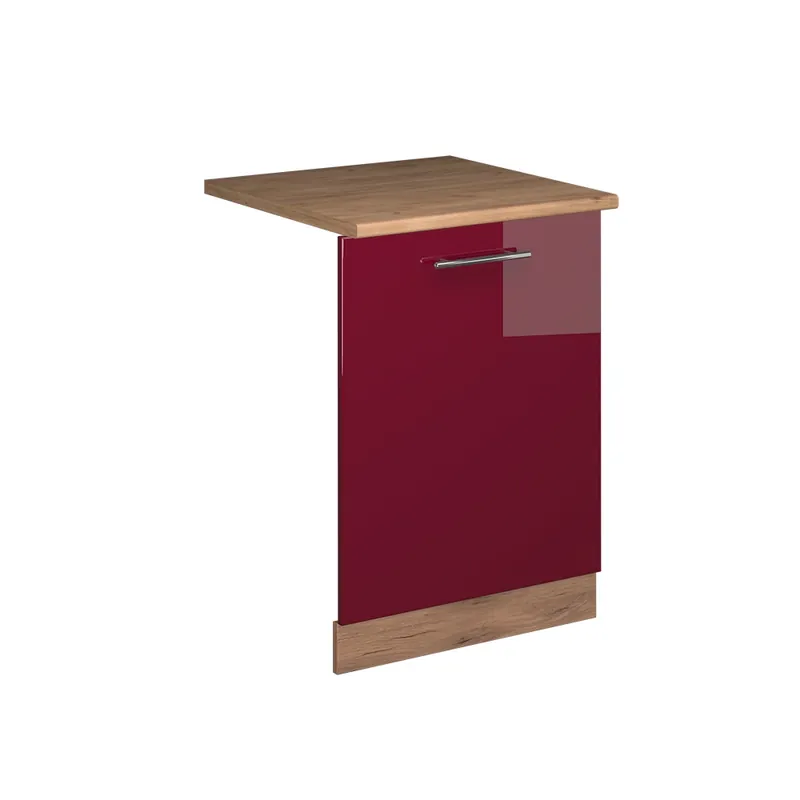Čelní panel myčky Fame-Line Bordó červená vysoký lesk 60 cm , PD Dub Vicco Nejlepší Cena